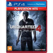 Uncharted 4 A Thief's End Hits PS 4 Dublado em Português Mídia Física - Naughty Dog