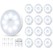 Under Cabinet Light YLXS Motion Sensor Puck Light, pacote com 12