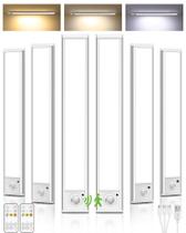 Under Cabinet Lighting AMETHEUS LED Recarregável, pacote com 6 Under Cabinet Lighting AMETHEUS LED Recarregável, pacote com 6