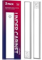 Under Cabinet Lighting DiDisky Recarregável 3200mAh, pacote com 2 Under Cabinet Lighting DiDisky Recarregável 3200mAh, pacote com 2
