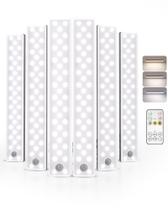 Under Cabinet Lights EZVALO 62 LED recarregável, pacote com 6