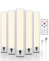 Under Cabinet Lights EZVALO LED Closet Motion Sensor, pacote com 5 Under Cabinet Lights EZVALO LED Closet Motion Sensor, pacote com 5