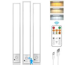 Under Cabinet Lights LENOMA de 12 polegadas e 350 lm, pacote com 3 unidades com controle remoto