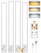 Under Cabinet Lights LENOMA, sensor de movimento LED de 16 polegadas, pacote com 4 Under Cabinet Lights LENOMA, sensor de movimento LED de 16 polegadas, pacote com 4