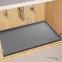 Under Sink Mat Sdpeia Silicone Waterproof para gabinete de 34 x 22 polegadas Under Sink Mat Sdpeia Silicone Waterproof para gabinete de 34 x 22 polegadas