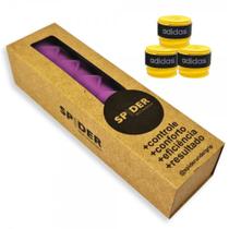 Undergrip Spider Overgrip para Raquete de Beach Tennis Kit com 3 Grips, Conforto, Controle e Aderência