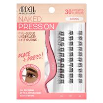 Underlash Extensions Ardell Naked Press em material natural pré-colado