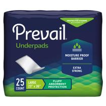 Underpad Prevail Large 58x91 cm, absorvente de cotão, 25 quilates
