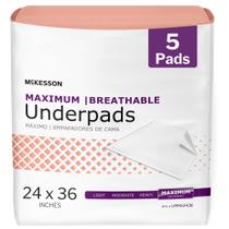 Underpads McKesson Max Absorbency 61x91cm (5 unidades) Underpads McKesson Max Absorbency 61x91cm (5 unidades)