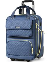 Underseat Carry On Bagage Arcoyard 17 polegadas, azul jeans