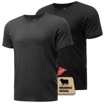 Undershirt Heat Equation Merino Wool Camisa para homens, pacote com 2