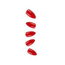 Unha Postiça Autocolante Gloss Stiletto Red