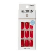 Unha Postiça Autocolante imPRESS média Rather Reckless - Kiss New York Unha Postiça Autocolante imPRESS média Rather Reckless - Kiss New York