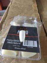 Unha Postiça Bailarina Média Natural