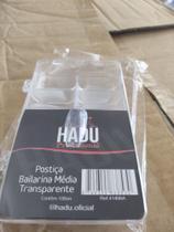 Unha Postiça Bailarina Média Transparente