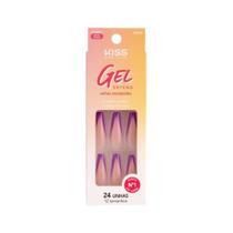 Unha Postiça Gel Extend New Purple - Kiss New York