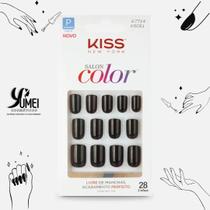 Unha postiça salon color chic kiss new york ksc51br