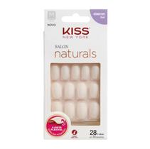 Unha Postiça Salon Naturals Oval Média - Kiss New York