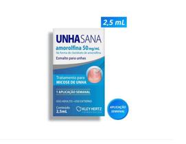 Unha Sana Esmalte Antimicótico 50mg/ml Com 2,5ml Amorolfina - Hertz