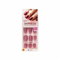 Unhas Autocolantes Impress Kiss Curto Matte Classic /24