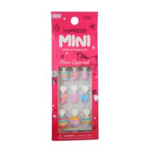 Unhas Autocolantes Kiss Impress Mini Mom-approved Imk07x Spring Song Com 20un