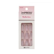 Unhas Autocolantes Kiss Ny Impress Bailarina Chic Bipam520br