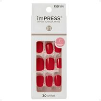Unhas Autocolantes Kiss Ny Impress Call My Ag Quadrado Curto Bip190
