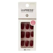 Unhas Autocolantes Kiss Ny Impress Classic Curto Bip220 30 UN