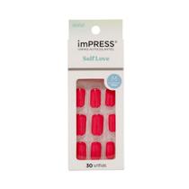 Unhas Autocolantes Kiss Ny Impress Self Love 220v Quadrado Médio Imc05b Unhas Autocolantes Kiss Ny Impress Self Love 220v Quadrado Médio Imc05b