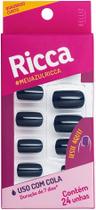 Unhas Blue Jeans Ricca - Uso com Cola