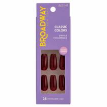 Unhas Coloridas Kiss NY Broadway Lavender Bailarina Longo