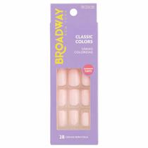 Unhas Coloridas Kiss NY Broadway Love Red Quadrado Curto