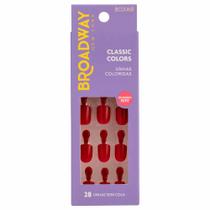 Unhas Coloridas Kiss NY Broadway Midnight Quadrado Petit
