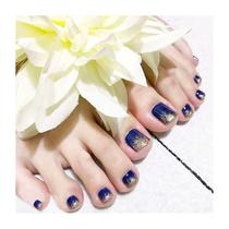 Unhas falsas curtas Capa completa Pressione nas unhas dos pés Unhas falsas Pés artificiais