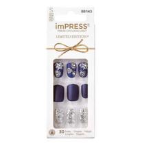 Unhas Feeling Pine Decoradas - Pacote com 12 Unhas