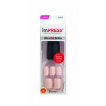 Unhas Impress Curta Bubble Gum Kiss