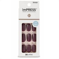 Unhas Impress Kiss Ny Autocolantes Tea Cod. Imc06b Unhas Impress Kiss Ny Autocolantes Tea Cod. Imc06b