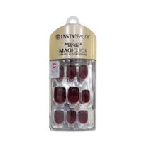 Unhas Instabeauty Absolute Auto-adesivas Mahogany Red C