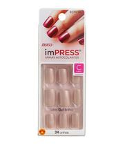 Unhas Kiss Impress Girlie Girl BIP090BR Unhas Kiss Impress Girlie Girl BIP090BR
