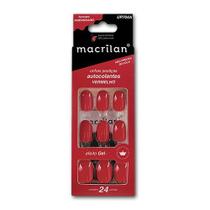 Unhas postiças amendoado colantes 24 un. macrilan Unhas postiças amendoado colantes 24 un. macrilan