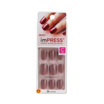 Unhas Postiças Autocolantes Impress Curta Summer Nude BIP061BR - Kiss NY