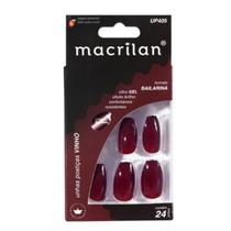 Unhas Postiças Bailarina Vinho UP405 - Macrilan