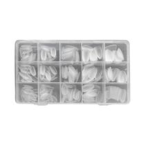 Unhas Postiças De Gel Acrílico Macio Transparente Fosco Formato Amêndoa E Caixão Quadrado 330pçs