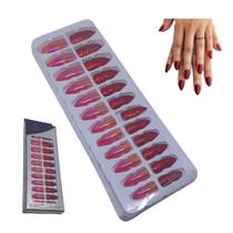 Unhas Postiças Decorada Modelo 04 Unhas Postiças Decorada Modelo 04