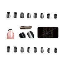 Unhas Postiças Em Gel Falsas Em Forma De Caixão Quadrado Almond, 480 Peças, Press on Acrílico,