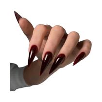 Unhas Postiças Estilo Francês Extra Longas Pretas 24pcs Kit De Unhas Falsas De Cor Sólida Unhas Postiças Estilo Francês Extra Longas Pretas 24pcs Kit De Unhas Falsas De Cor Sólida