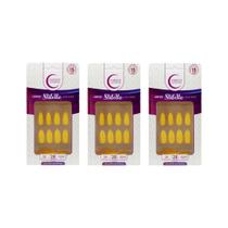 Unhas Postiças Fhaces Stiletto Colors Sun Flower 28un - 3un