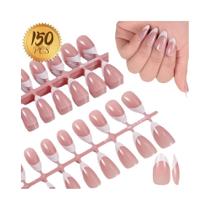 Unhas Postiças Francesas Em Rosa Nude, 150/360 Peças, Cobertura Completa, Unhas Artificiais Para