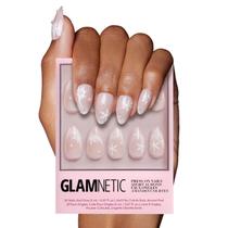Unhas Postiças Glamnetic Snowfall - Amêndoa Semitransparente