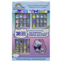 Unhas Postiças Hello Kitty Kit Festa Infantil com 36 Peças